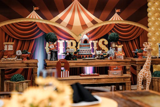 Tipy na Úžasnou Dětskou Oslavu s Cirkusovým Tématem!